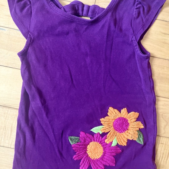 💜 Gymboree Girl’s Size 6 Set! Cute embroidered top with matching pants 🌺 - Picture 3 of 7